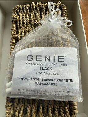 GENIE Superglide Gel Eyeliner Black Set New Waterproof Hypoallergenic